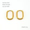 Wholesale 316L Stainless Steel And 316L Stainless Steel Simple Geometric Electroplated Flower Coil Earrings Unisex