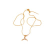 Wholesale Titanium Steel Animal Zodiac Pattern Fishtail Pendant Necklace Light Luxury Retro Accessories