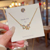 Wholesale Titanium Steel Antler Geometric Style Women's Necklace Cross Chain