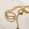 Wholesale Titanium Steel Bead Necklace Simple Geometric Hip Hop Style Electroplated