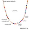 Wholesale 316L Stainless Steel Beaded Cat's Eye Stone Water Drop Collarbone Necklace Geometric Style Electroplated For Unisex