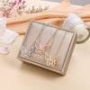 Wholesale Titanium Steel Bow Geometric Electroplated Ochain Women's Necklace Jewelry