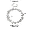 Wholesale Titanium Steel Bracelet With Drop Shape Water Drops Conch Design Light Luxury Style Electroplated