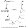 Wholesale 316L Stainless Steel Chain Style Niche Unisex Necklace Jewelry With Electroplating