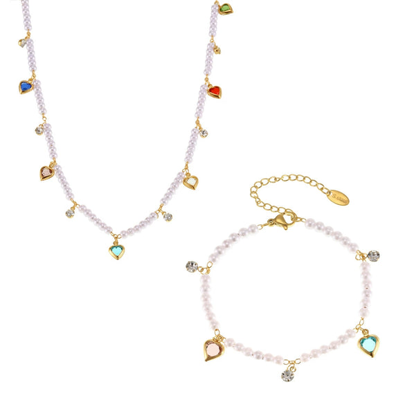 Wholesale 316L Stainless Steel Chain Style Niche Unisex Necklace Jewelry With Electroplating