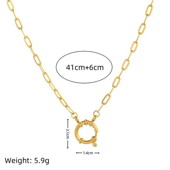 Wholesale Titanium Steel Conch Butterfly Boots Pendant Necklace For Women Electroplated With 18K True Gold Minimalist Animal Style