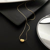 Wholesale Titanium Steel Constellation Pendant Necklace Light Luxury Geometric Style Box Chain