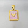 Wholesale Titanium Steel Constellation Shell Necklace For Women With 18K Gold Electroplated Pendant