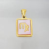Wholesale Titanium Steel Constellation Shell Necklace For Women With 18K Gold Electroplated Pendant