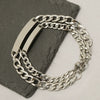 Wholesale Titanium Steel Couple Bracelet Geometric Fashion Polished Jewelry For Men And Women