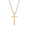 Wholesale Titanium Steel Cross Pendant Jewelry With Pearl Chain And Electroplating Treatment