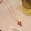 Wholesale Titanium Steel Cross Pendant Necklace Trendy Jewelry In Ins Style