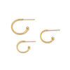 Wholesale Titanium Steel Cshaped Earrings With Styling Of Letters Numbers Text And Electroplating Design For Men