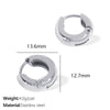 Wholesale 316L Stainless Steel Cshaped Geometric Earrings Gold Plated For Women Light Luxury Elegant Design