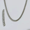 Wholesale Titanium Steel Cuban Hip Hop Geometric Punk Unisex Necklace With Electroplating And Snake Bone Chain