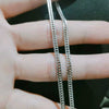 Wholesale Titanium Steel Cuban Hip Hop Geometric Punk Unisex Necklace With Electroplating And Snake Bone Chain