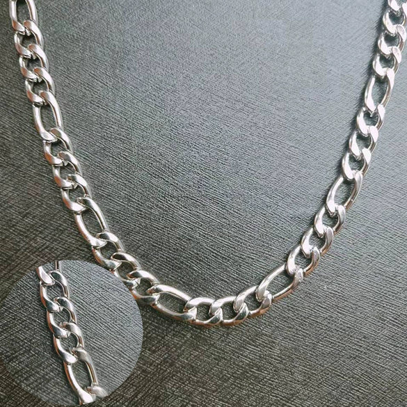 Wholesale Titanium Steel Cuban Hip Hop Geometric Punk Unisex Necklace With Electroplating And Snake Bone Chain