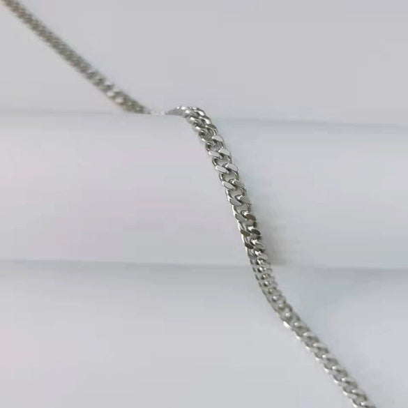 Wholesale Titanium Steel Cuban Hip Hop Geometric Punk Unisex Necklace With Electroplating And Snake Bone Chain