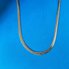 Wholesale Titanium Steel Cuban Hip Hop Geometric Punk Unisex Necklace With Electroplating And Snake Bone Chain