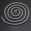 Wholesale Titanium Steel Cuban Hip Hop Geometric Punk Unisex Necklace With Electroplating And Snake Bone Chain