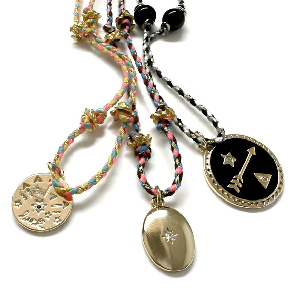 Wholesale Titanium Steel Dopamine Necklace With Geometric Pattern English Letters Eightpointed Star And Arrow Electroplated Simple Style
