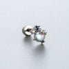 Wholesale Titanium Steel Ear Nails With Zirconia And Moonstone Forest Style