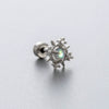 Wholesale Titanium Steel Ear Nails With Zirconia And Moonstone Forest Style