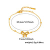 Wholesale Titanium Steel Earring Set Clavicle Chain And Bracelet With Bow Tie Styling And Electroplating