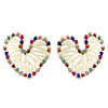 Wholesale Titanium Steel Earrings Retro Style Hollow Design