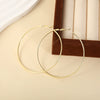 Wholesale Titanium Steel Electroplated Geometric Circle Earrings For Women