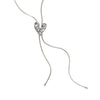 Wholesale Titanium Steel Electroplated Heart Shape Snake Bone Chain Sweater Chain For Women