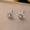 Wholesale Titanium Steel Electroplated Minimalist Geometric Daisy Pendant Accessories Set For Women Necklaces Earrings Bracelet Ring