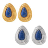 Wholesale 316L Stainless Steel Electroplated Niche Style Geometric Drop Shaped Earrings For Women