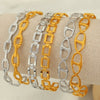 Wholesale 316L Stainless Steel Electroplated Retro Cshaped Hollow Out Personality Geometric Women's Bracelet