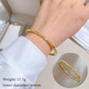 Wholesale Titanium Steel Electroplated Zen Stick Bracelet In Retro Fashion Style