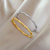 Wholesale Titanium Steel Electroplated Zen Stick Bracelet In Retro Fashion Style