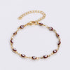 Wholesale Titanium Steel Evil Eye Bracelet With Dripping Oil Design For Women And Unisex