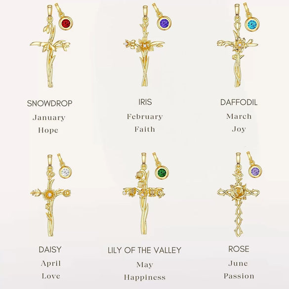 Wholesale Titanium Steel Flower Retro Necklace With 18K Gold Plating