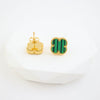 Wholesale Titanium Steel Flower Stud Earrings For Women Electroplated With High Quality And Advanced Sense