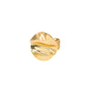 Wholesale Titanium Steel Geometric Asymmetrical Women's Ring Electroplated Retro Cool Style