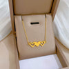 Wholesale Titanium Steel Geometric Cartoon Style Electroplated Cold Necklace For Unisex As Clavicle Chain Accessories