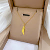 Wholesale Titanium Steel Geometric Cartoon Style Electroplated Cold Necklace For Unisex As Clavicle Chain Accessories