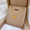 Wholesale Titanium Steel Geometric Cartoon Style Electroplated Cold Necklace For Unisex As Clavicle Chain Accessories