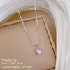 Wholesale Titanium Steel Geometric Cartoon Style Electroplated Cold Necklace For Unisex As Clavicle Chain Accessories