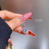 Wholesale Titanium Steel Geometric Cartoon Style Microinlaid Real Gold Zircon Necklace For Women