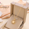 Wholesale Titanium Steel Geometric Double Sided Necklace For Women With Snake Bone Chain And Electroplating