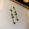 Wholesale Titanium Steel Geometric Earrings Elegant Simple High Grade Electroplated
