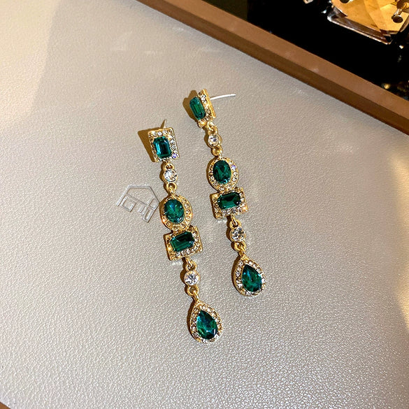 Wholesale Titanium Steel Geometric Earrings Elegant Simple High Grade Electroplated