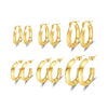 Wholesale Titanium Steel Geometric Earrings With Electroplating For Women Antiallergy And Stylish
