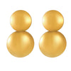 Wholesale Titanium Steel Geometric Electroplated Exaggerated Women's Earrings